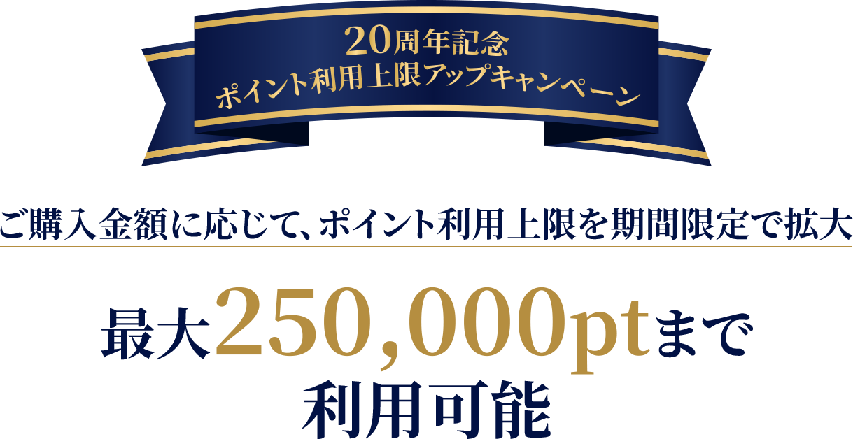 20周年紀唸積分使用上限提升活動