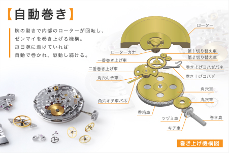 自動上絃手表